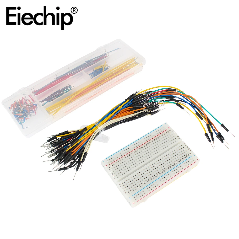 Protoboard 400 Points Cable Breadboard Set Wire Solderless Breadboard PCB Jumper Wire 10CM Dupont Line Breadboard Kit
Protoboard 400 Points Cable Breadboard Set Wire Solderless Breadboard PCB Jumper Wire 10CM Dupont Line Breadboard Kit