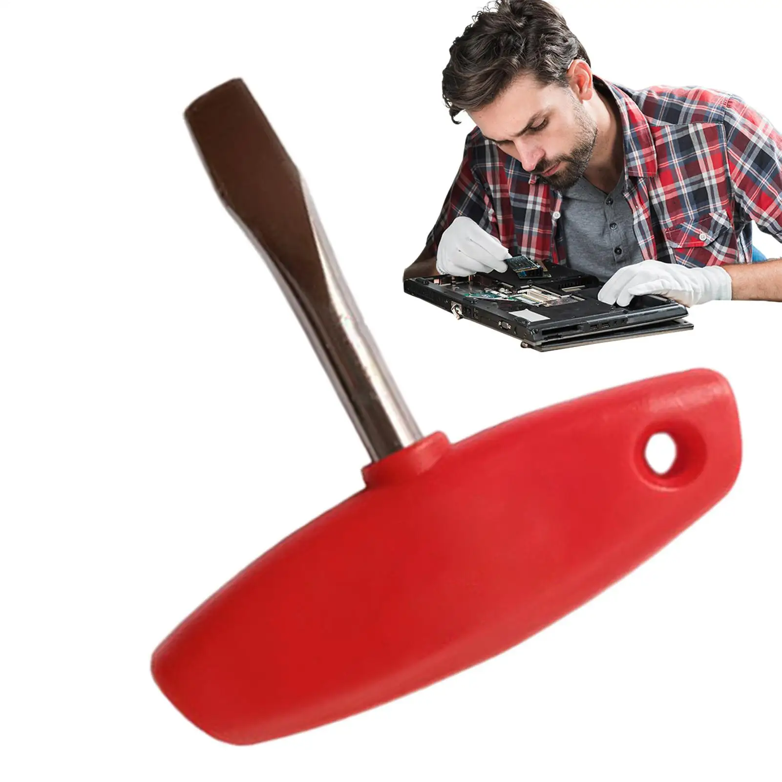 Wide Flat Head Screwdriver Ergonomic Screwdriver Hand Tool Ring Doorbell Tool Multi-Bit Nut Driver Portable Assembly Replacement
Wide Flat Head Screwdriver Ergonomic Screwdriver Hand Tool Ring Doorbell Tool Multi-Bit Nut Driver Portable Assembly Replacement