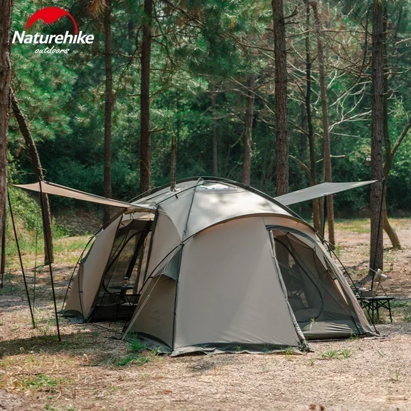 Naturehike Tunnel Dome Tent for 2-4 Person Family Outdoor Camping Double Layers 4 Seasons With Chimney Mouth Lightweight 8kg
Naturehike Tunnel Dome Tent for 2-4 Person Family Outdoor Camping Double Layers 4 Seasons With Chimney Mouth Lightweight 8kg