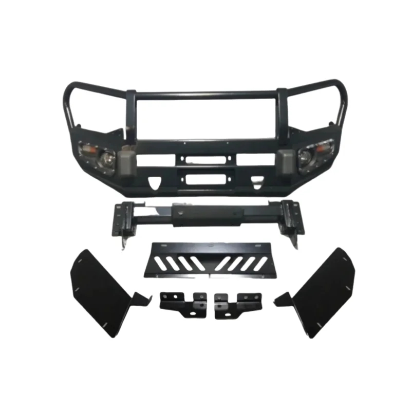 High Quality Steel Front Bumper With Cut-Outs For Fog Lights New Car Pick-Up Accessory For Isuzu D-max 2019+
High Quality Steel Front Bumper With Cut-Outs For Fog Lights New Car Pick-Up Accessory For Isuzu D-max 2019+