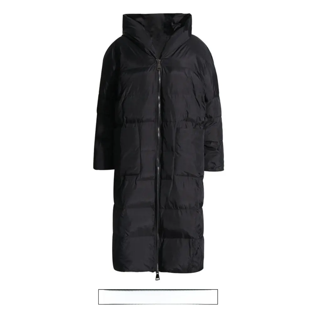 Женская длинная утолщенная хлопковая куртка в корейском стиле, однотонное пальто с капюшоном на молнии и большими карманами, модное 
Женская длинная утолщенная хлопковая куртка в корейском стиле, однотонное пальто с капюшоном на молнии и большими карманами, модное