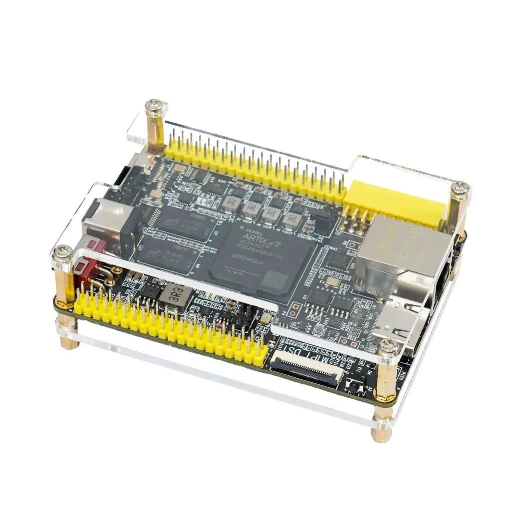 Artix-7 FPGA Core Board XC7A35T/50T/100T GW5AT DDR3 Gigabit Ethernet MIPI CSI/DSI HDMI-compatible Module
Artix-7 FPGA Core Board XC7A35T/50T/100T GW5AT DDR3 Gigabit Ethernet MIPI CSI/DSI HDMI-compatible Module