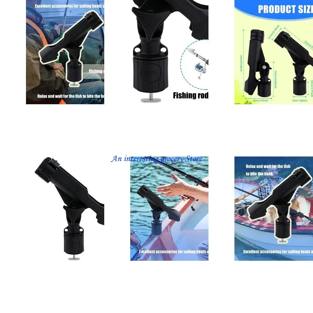 652D Fishing Rod Holder 360 Degree Rotating Heavy Duty Boats Rod Holder with T Shaped Screw Universal Track Mount Rod Holder
652D Fishing Rod Holder 360 Degree Rotating Heavy Duty Boats Rod Holder with T Shaped Screw Universal Track Mount Rod Holder