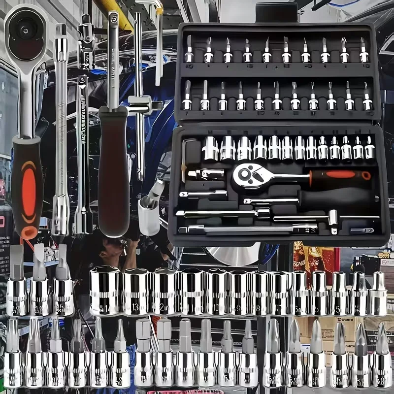Home Repair Tool Kit, 46/150Pcs General Home/Auto Repair Tool Set, Toolbox Storage Case with Drawer, General Household Tool Kit
Home Repair Tool Kit, 46/150Pcs General Home/Auto Repair Tool Set, Toolbox Storage Case with Drawer, General Household Tool Kit