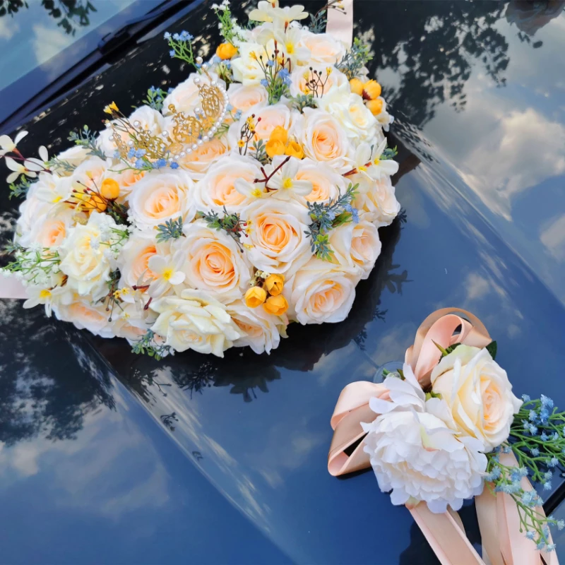 Romantic Love Artificial Flowers, Eternal Flowers, Champagne Rose, Floating Decoration, Wedding Car Decoration
Romantic Love Artificial Flowers, Eternal Flowers, Champagne Rose, Floating Decoration, Wedding Car Decoration
