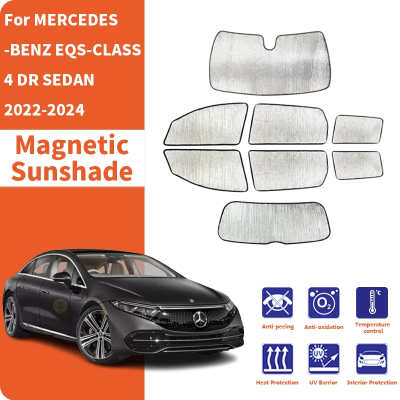 Солнцезащитные козырьки на окна автомобиля, защита от ультрафиолета, аксессуары для MERCEDES-BENZ EQS-CLASS X296 SEDAN 2022-2024
Солнцезащитные козырьки на окна автомобиля, защита от ультрафиолета, аксессуары для MERCEDES-BENZ EQS-CLASS X296 SEDAN 2022-2024