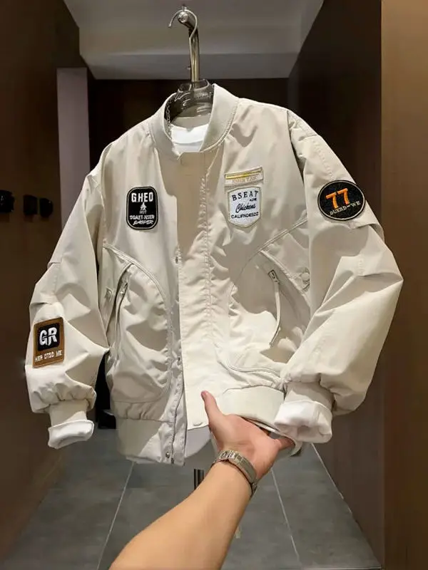 American Style Casual High-End Workwear Jacket Men's Trendy Versatile Couple's Outerwear Youth Embroidered Label Baseball Uni...
American Style Casual High-End Workwear Jacket Men's Trendy Versatile Couple's Outerwear Youth Embroidered Label Baseball Uni...