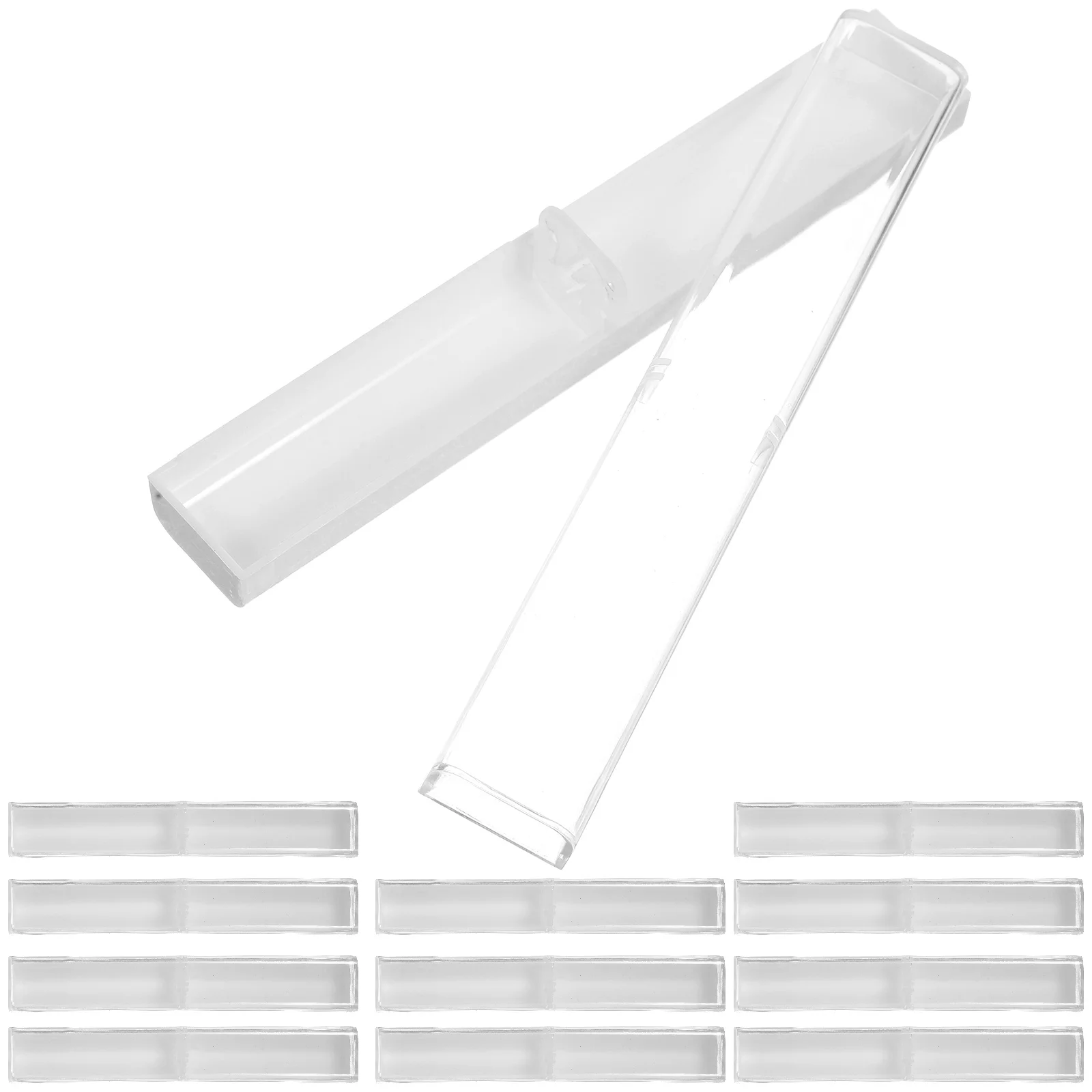 12pcs Plastic Pen Box Transparent Colorful Storage Case for Fountain Pens Gifts Empty Display Container Desk Organizer
12pcs Plastic Pen Box Transparent Colorful Storage Case for Fountain Pens Gifts Empty Display Container Desk Organizer