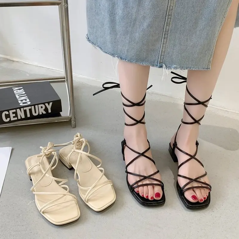 Summer Beige Heeled Sandals Female Shoe Cross-Shoes Square Toe All-Match Black Girls High Clear Comfort Block Romanesque style
Summer Beige Heeled Sandals Female Shoe Cross-Shoes Square Toe All-Match Black Girls High Clear Comfort Block Romanesque style