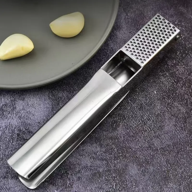Stainless Steel Garlic Press Thickened Manual Vegetable Chopper Multi-functional High Hardness Garlic Masher Restaurant
Stainless Steel Garlic Press Thickened Manual Vegetable Chopper Multi-functional High Hardness Garlic Masher Restaurant