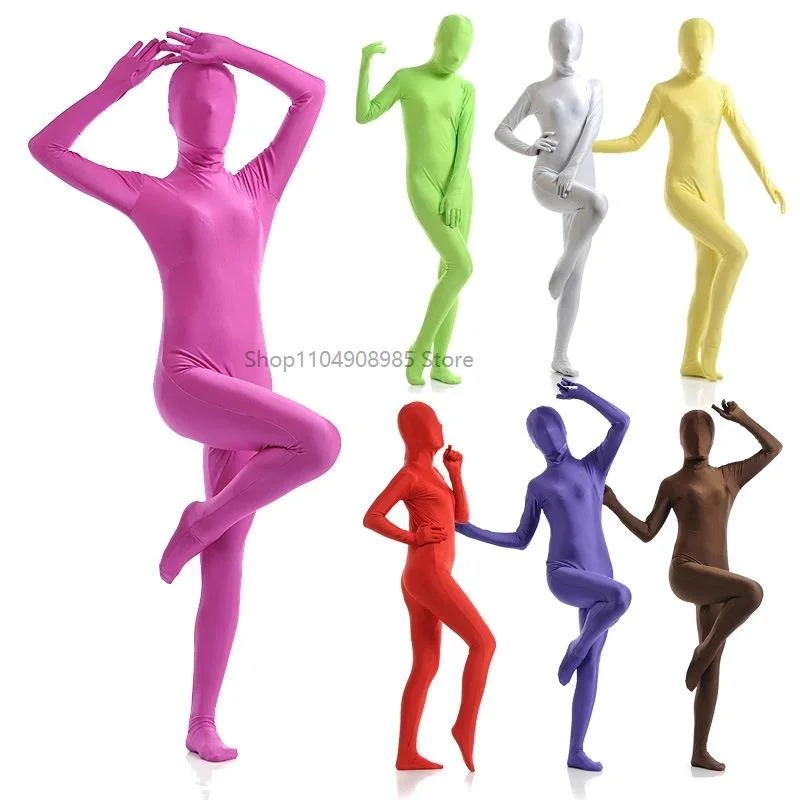 Women Spandex Full Body Suit Cosplay Halloween Carnival Second Skin Tights Nylon Halloween Carnival Dance Stretchy Bodysuit
Women Spandex Full Body Suit Cosplay Halloween Carnival Second Skin Tights Nylon Halloween Carnival Dance Stretchy Bodysuit