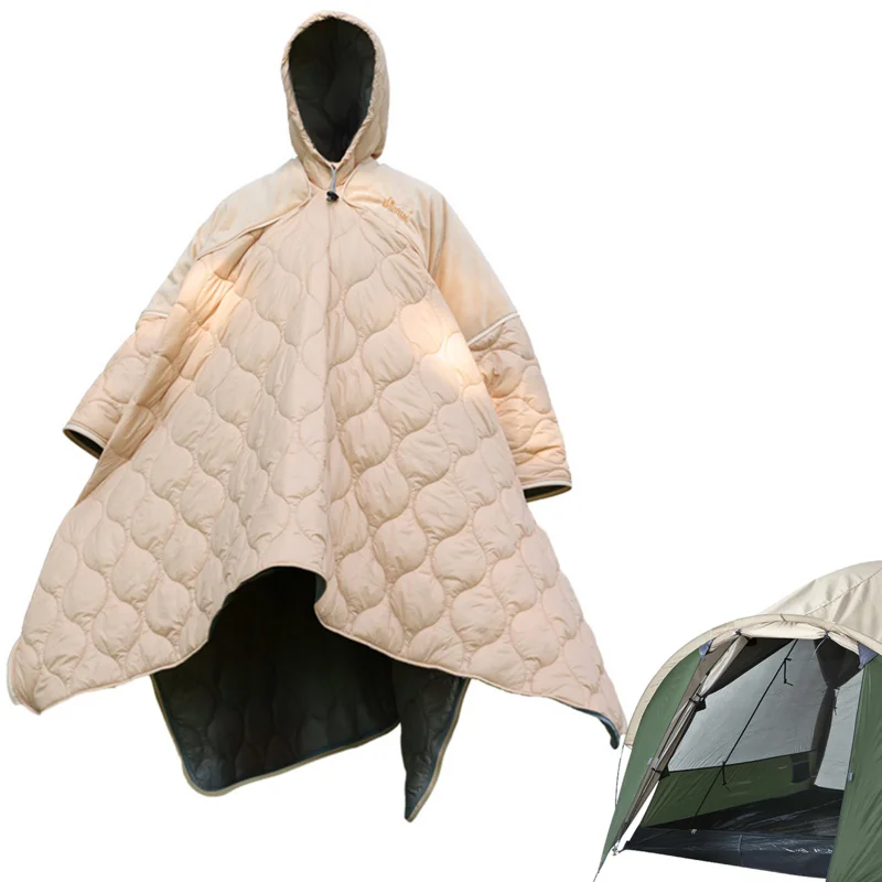 Wearable Hooded Blanket Wearable Sleeping Quilt Portable Windproof Outdoor Stadium Blanket Hooded For Hiking Winter Travel
Wearable Hooded Blanket Wearable Sleeping Quilt Portable Windproof Outdoor Stadium Blanket Hooded For Hiking Winter Travel