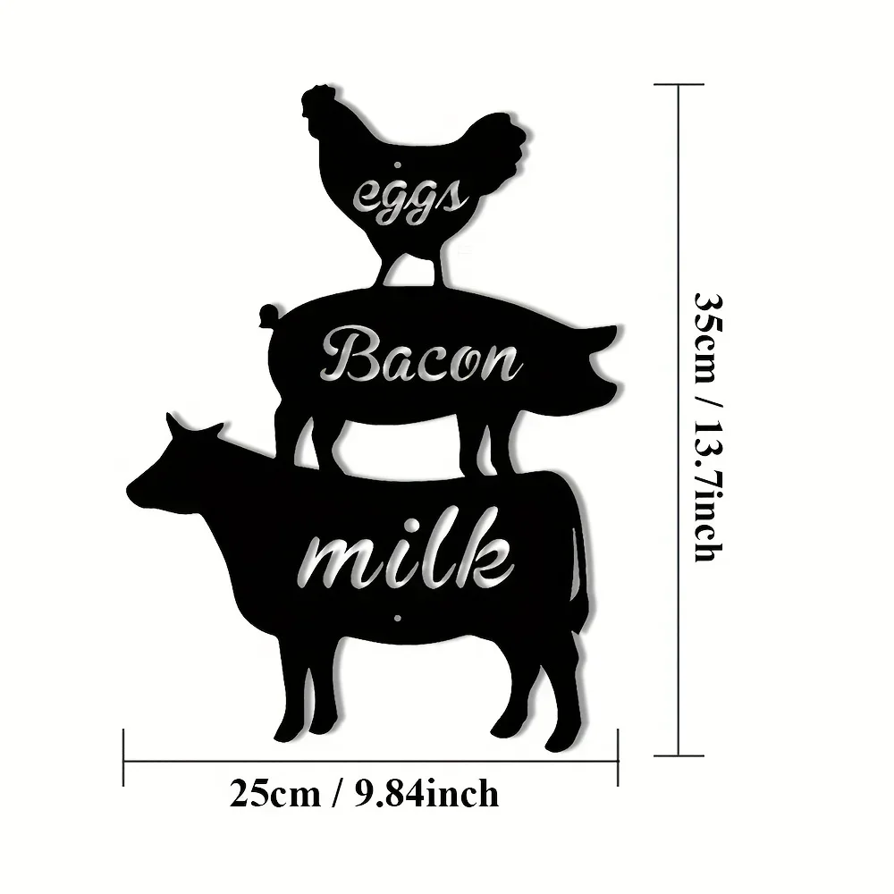 CIFBUY Decoration Farmhouse Metal Decoration Sign Wall Art Farm Animals Decor Wall Hanging Decoration Plaques Ornaments Garden
CIFBUY Decoration Farmhouse Metal Decoration Sign Wall Art Farm Animals Decor Wall Hanging Decoration Plaques Ornaments Garden