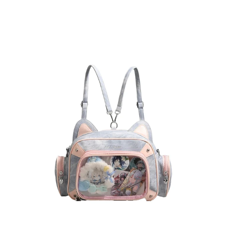 Anime Cat Diffuse Pain Bag Women's Summer Fashion Trend Backpack Shoulder Bag Cute Cartoon Character Handbag for Teens & Adults
Anime Cat Diffuse Pain Bag Women's Summer Fashion Trend Backpack Shoulder Bag Cute Cartoon Character Handbag for Teens & Adults