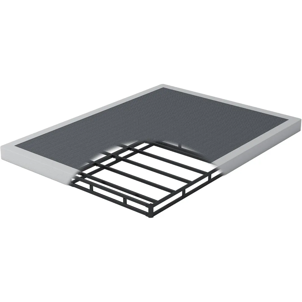 Box Spring for Queen Bed 4 Inch - Heavy Duty Box Spring Mattress Foundation Metal Bed Base with Fabric Cover, Noise Free
Box Spring for Queen Bed 4 Inch - Heavy Duty Box Spring Mattress Foundation Metal Bed Base with Fabric Cover, Noise Free