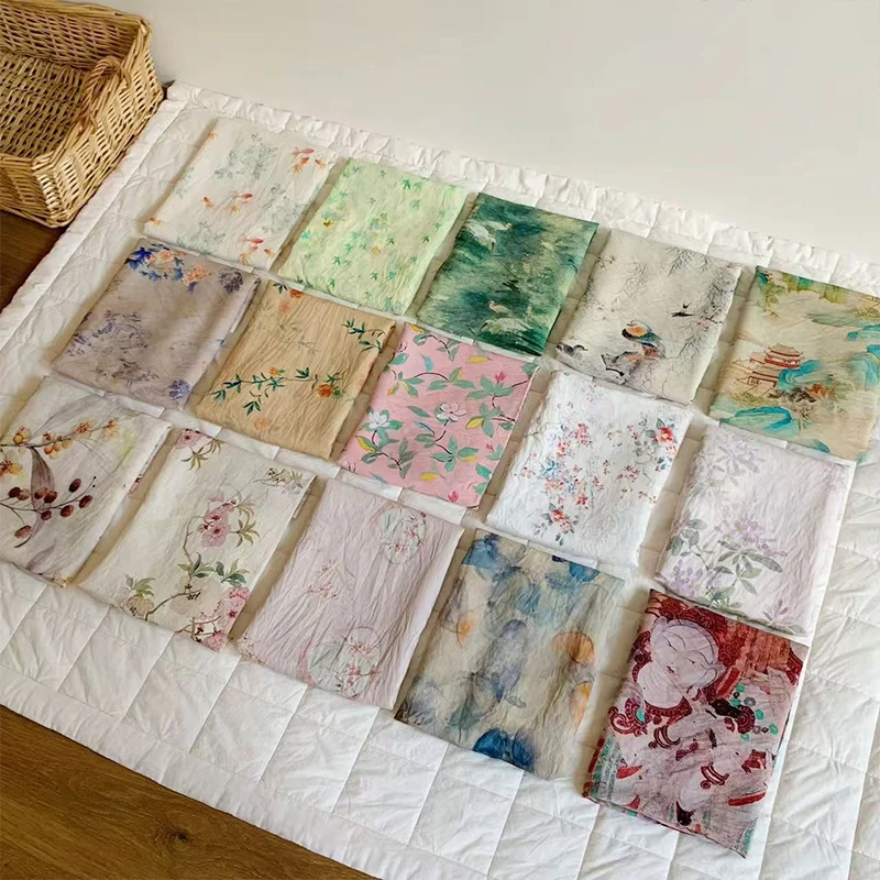 Fabric Sewing Clothes, Dresses, Shirts and Handicrafts, Green Ramie Fabric Landscape Picture 200*140cm원단
Fabric Sewing Clothes, Dresses, Shirts and Handicrafts, Green Ramie Fabric Landscape Picture 200*140cm원단
