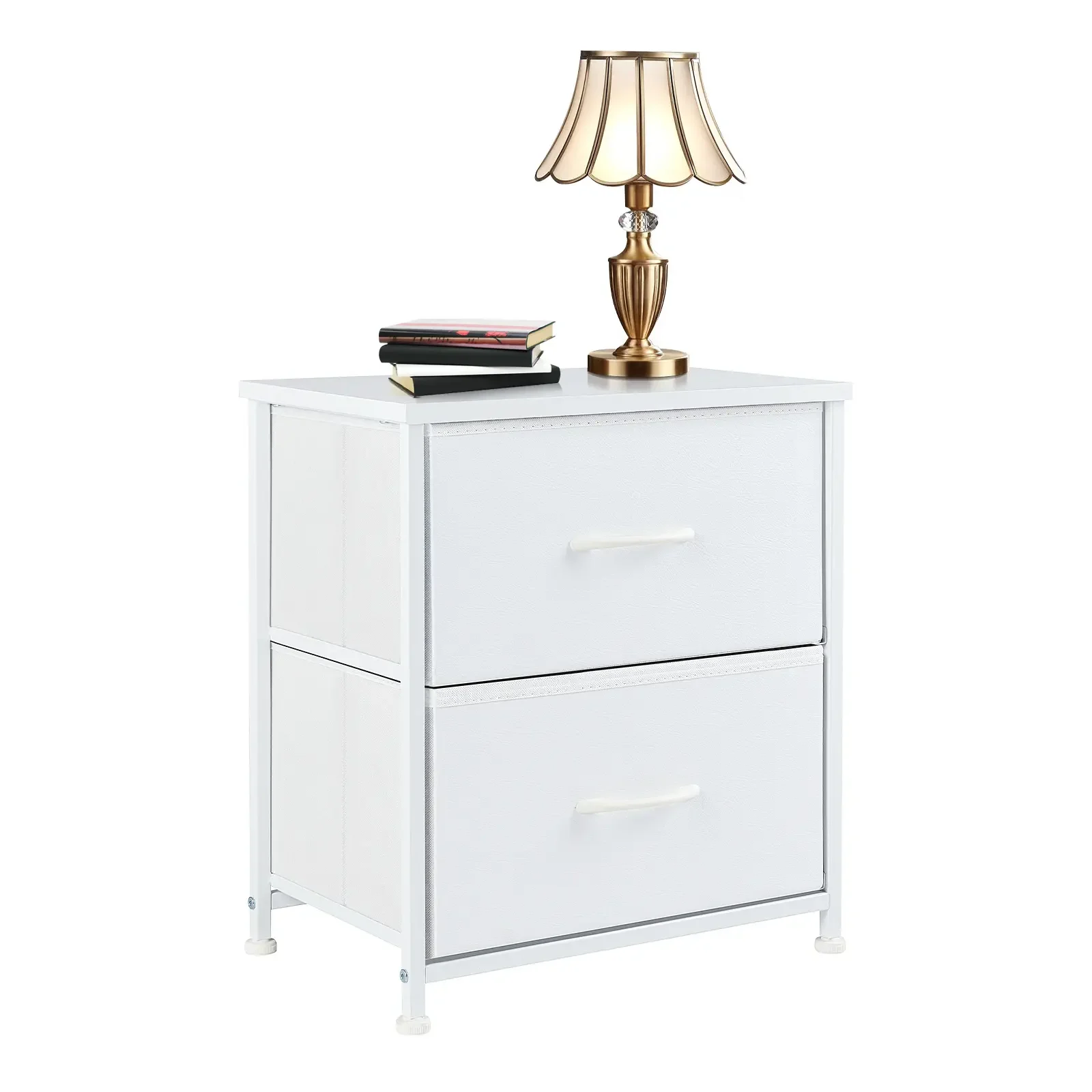 Nightstand With 2 Drawer,Removable Fabric Drawers,Adjustable Feet For Stability,Versatile Side Table For Bedroom Dorm And Living Room
Nightstand With 2 Drawer,Removable Fabric Drawers,Adjustable Feet For Stability,Versatile Side Table For Bedroom Dorm And Living Room