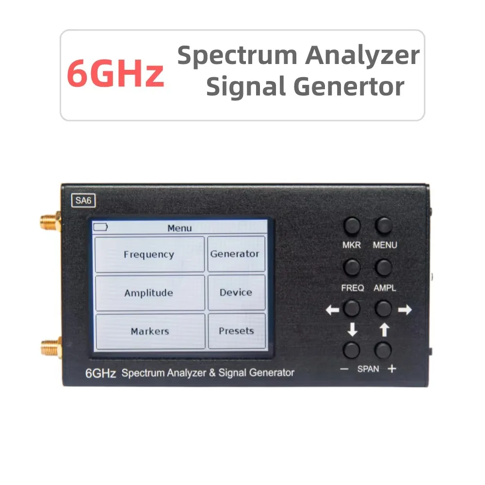 Новый портативный анализатор спектра SA6 6 ГГц, генератор сигналов 3G 4G LTE CDMA DCS GSM GPRS ГЛОНАСС
Новый портативный анализатор спектра SA6 6 ГГц, генератор сигналов 3G 4G LTE CDMA DCS GSM GPRS ГЛОНАСС