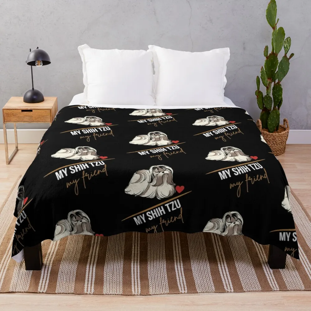 My Shih Tzu, my friend | Shih Tzu pet dog products Throw Blanket Blankets For Sofa
My Shih Tzu, my friend | Shih Tzu pet dog products Throw Blanket Blankets For Sofa