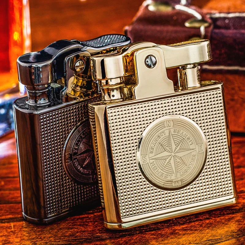 Honest High-end Kerosene Lighter Vintage Retro Copper Lighter Press Ignition Cigarette Accessories Men’s Gift
Honest High-end Kerosene Lighter Vintage Retro Copper Lighter Press Ignition Cigarette Accessories Men’s Gift