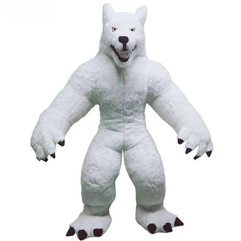 Inflatable Black and White Grey Wolf Mascot Costume Adult Halloween Fancy Party Role Play Costume Performance Outfits No Battery
Inflatable Black and White Grey Wolf Mascot Costume Adult Halloween Fancy Party Role Play Costume Performance Outfits No Battery