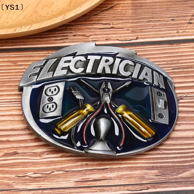 〔YS1〕Vintage Men Electrician Tool Cowboy Alloy Belt Buckle Fit 1.5inch Wide Belt New
〔YS1〕Vintage Men Electrician Tool Cowboy Alloy Belt Buckle Fit 1.5inch Wide Belt New