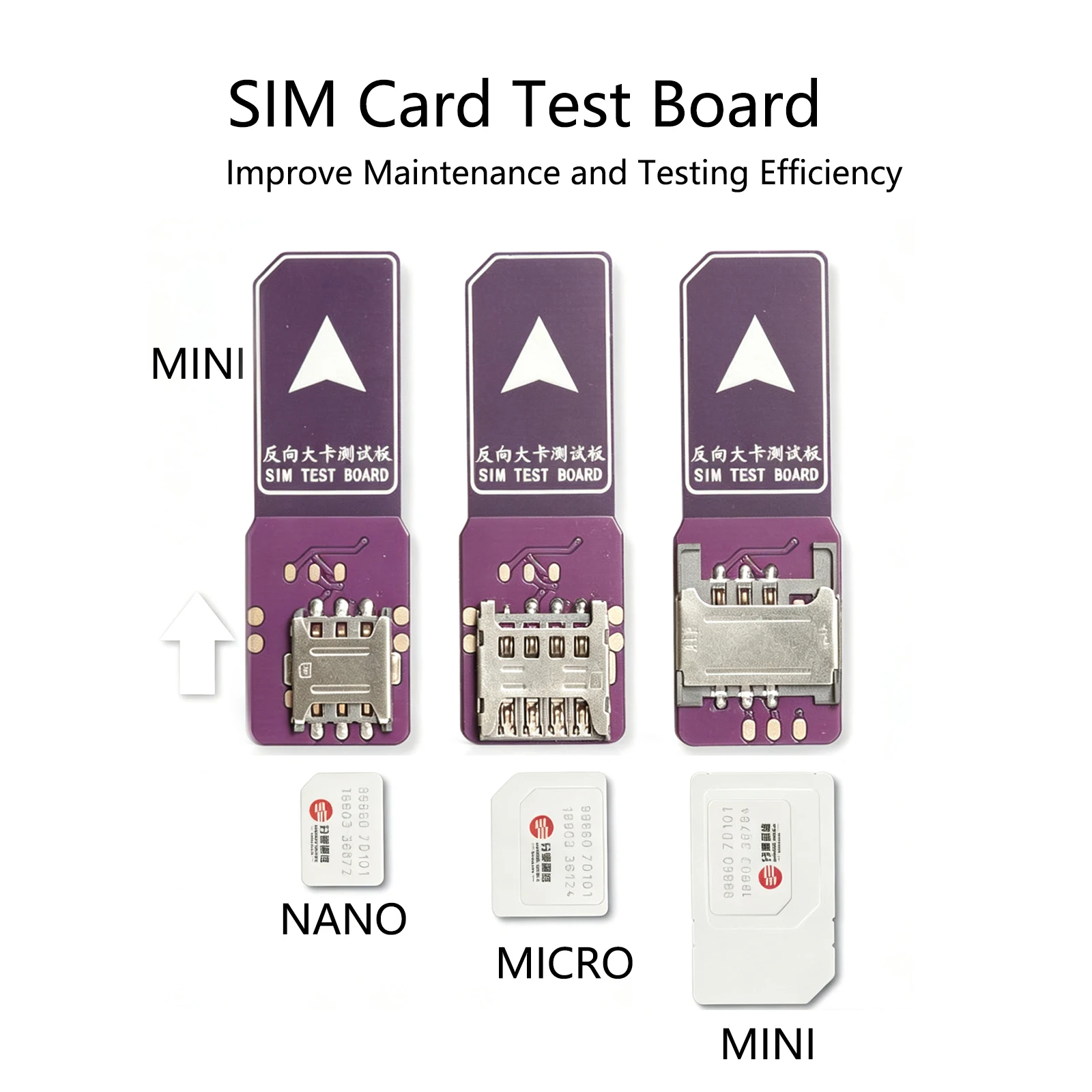 Reverse Mini SIM Test Board External Nano SIM Extension PCB Adapter Forward Reverse Direction SIM Card Extender For Router
Reverse Mini SIM Test Board External Nano SIM Extension PCB Adapter Forward Reverse Direction SIM Card Extender For Router