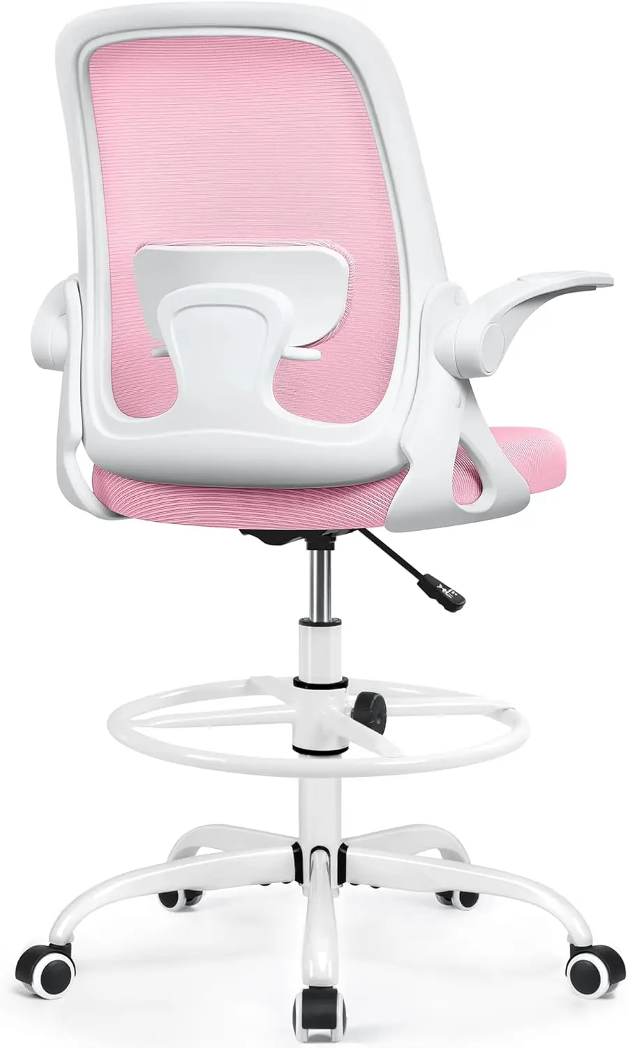 Drafting Chair Tall Office Chair Ergonomic Desk Chairs With Lumbar Support And Flip-Up Armrests, Adjustable Height Comfy
Drafting Chair Tall Office Chair Ergonomic Desk Chairs With Lumbar Support And Flip-Up Armrests, Adjustable Height Comfy
