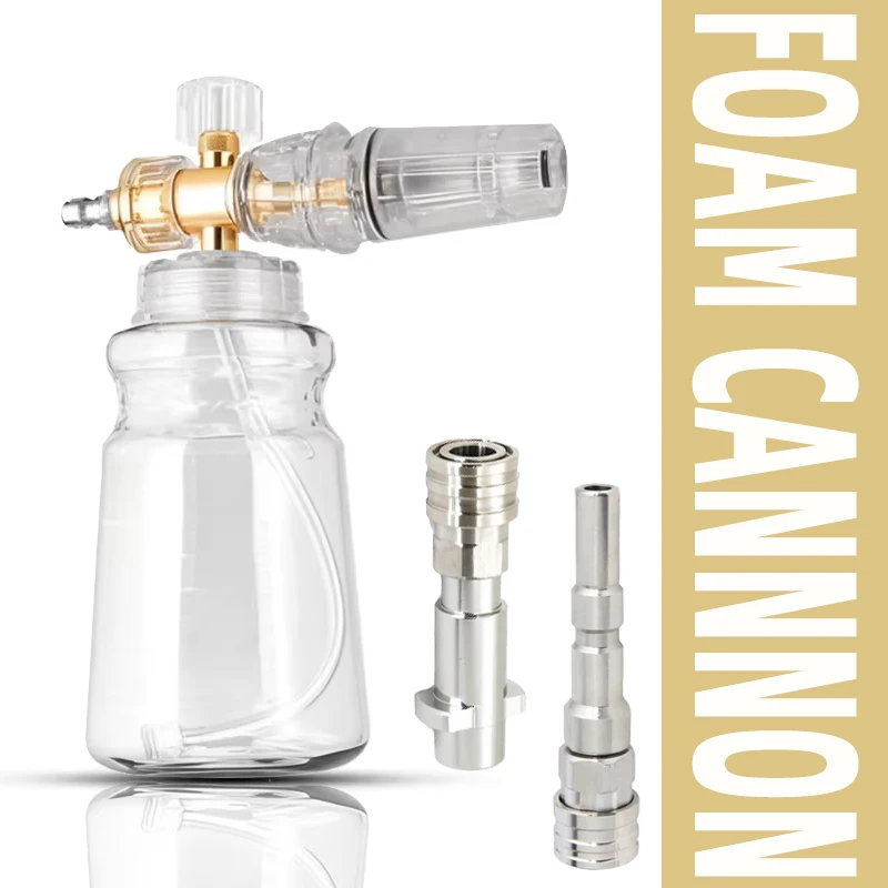 Пенопластовая пушка высокого давления 3800PSI с быстроразъемным соединением — пистолет-распылитель для быстрой мойки автомобилей для эффективной очистки KARCHER/Nilfisk
Пенопластовая пушка высокого давления 3800PSI с быстроразъемным соединением — пистолет-распылитель для быстрой мойки автомобилей для эффективной очистки KARCHER/Nilfisk