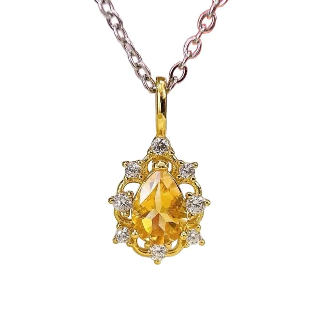 KJJEAXCMY High purity Natural Yellow Crystal S925 silver exquisitely Pendant Full of luster Simple,Jewelry Design High-End
KJJEAXCMY High purity Natural Yellow Crystal S925 silver exquisitely Pendant Full of luster Simple,Jewelry Design High-End