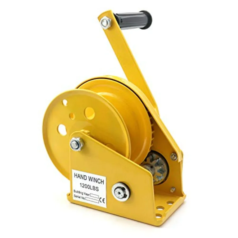 QWORK 1200 фунтов (544 кг) Мощная ручная лебедка с рукояткой для квадроциклов, лодок, прицепов, грузовиков, морского транспорта, двухсторонняя самоблокирующаяся лебедка с ручным приводом, стальная
QWORK 1200 фунтов (544 кг) Мощная ручная лебедка с рукояткой для квадроциклов, лодок, прицепов, грузовиков, морского транспорта, двухсторонняя самоблокирующаяся лебедка с ручным приводом, стальная