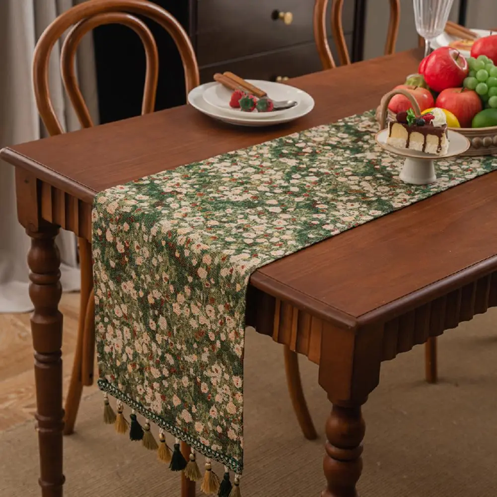 Long Thick Pastoral Flowers Table Cloth Retro Farmhouse Tea Table With Tassels Anti-Wear Dining Decor For Party Banquet
Long Thick Pastoral Flowers Table Cloth Retro Farmhouse Tea Table With Tassels Anti-Wear Dining Decor For Party Banquet