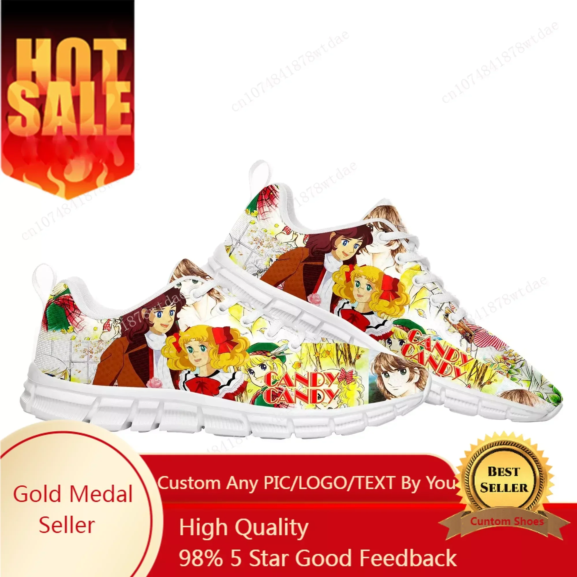 Candy Candy Sports Shoes Mens Womens Comfortable Sneakers High Quality Classic Manga Comics Sneaker Custom Shoe
Candy Candy Sports Shoes Mens Womens Comfortable Sneakers High Quality Classic Manga Comics Sneaker Custom Shoe
