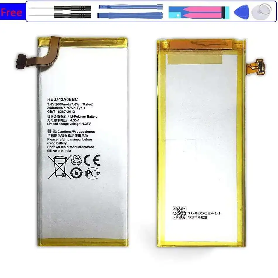High Compatibility Mobile Phone Battery HB3742A0EBC 2050Mah For Huawei Ascend P6 P6-U06 P6-C00 P6-T00 G6 G620 G621 G620s G630
High Compatibility Mobile Phone Battery HB3742A0EBC 2050Mah For Huawei Ascend P6 P6-U06 P6-C00 P6-T00 G6 G620 G621 G620s G630