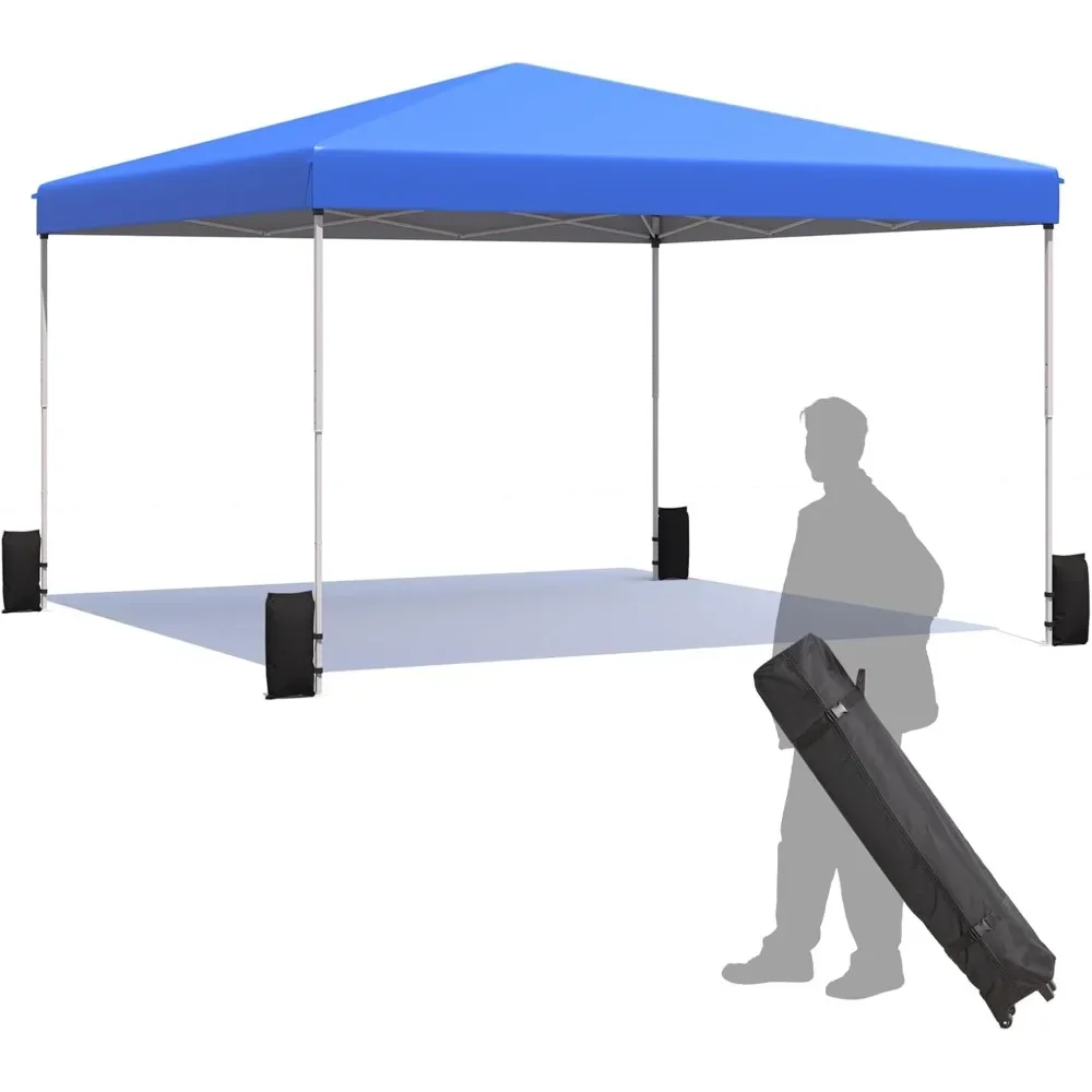 12x12 Pop Up Tent, Easy to Set Up Outdoor Canopy, Portable Gazebo for Events, Parties, Camping with Wheeled Bag, 4 Sand Bags
12x12 Pop Up Tent, Easy to Set Up Outdoor Canopy, Portable Gazebo for Events, Parties, Camping with Wheeled Bag, 4 Sand Bags
