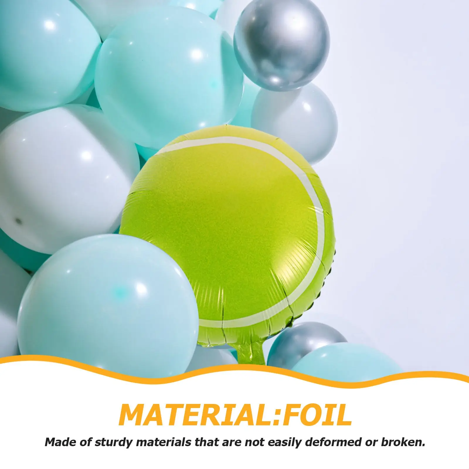 4pcs Tennis Ball Balloons Inflatable Aluminum Foil Dark Balls Green Rackets Birthday Party Supplies Sports Theme
4pcs Tennis Ball Balloons Inflatable Aluminum Foil Dark Balls Green Rackets Birthday Party Supplies Sports Theme
