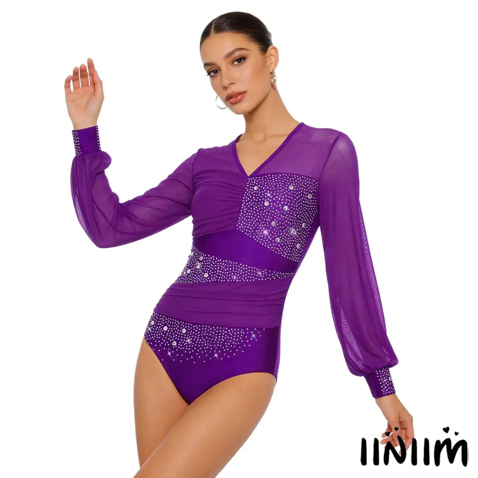 Womens Tango Latin Dance Leotard Rhythmic Gymnastics Artistic Figure Skating Ballet Jersey Dance Training Competition Costume
Womens Tango Latin Dance Leotard Rhythmic Gymnastics Artistic Figure Skating Ballet Jersey Dance Training Competition Costume