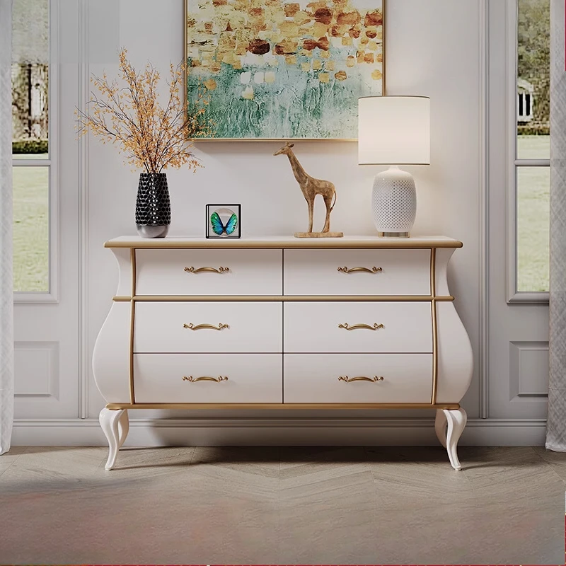 American light luxury living room wall solid wood storage cabinet European household storage side cabinet
American light luxury living room wall solid wood storage cabinet European household storage side cabinet