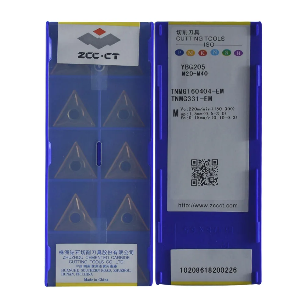 Original TNMG160404-EM YBG205 CNC Carbide Inserts Lathe Turning Tool For Stainless Steel
Original TNMG160404-EM YBG205 CNC Carbide Inserts Lathe Turning Tool For Stainless Steel