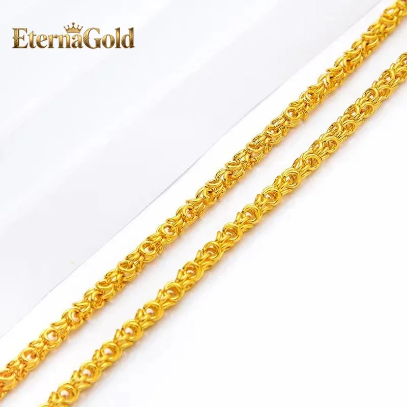 Мужское массивное золотое колье EternaGold Luxury 24K 9999 из чистого золота 9999 пробы
Мужское массивное золотое колье EternaGold Luxury 24K 9999 из чистого золота 9999 пробы