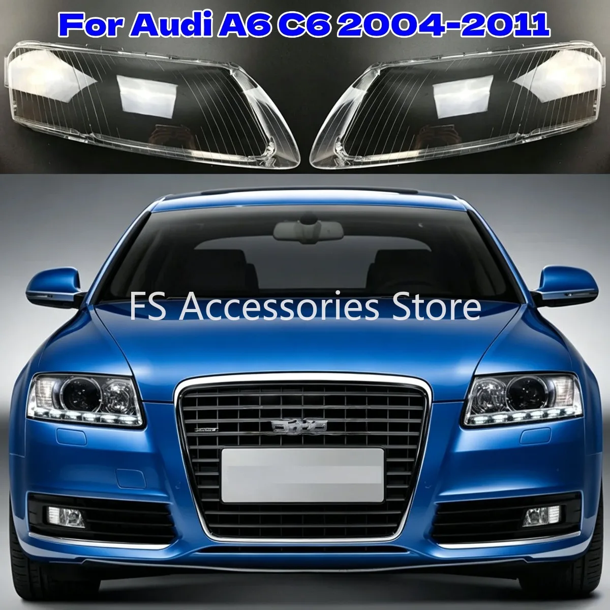L/R For Audi A6 C6 2004-2011 Car Front Headlight Lens Cover Auto Shell Headlamp Lampshade Transparent Head Light Lamp Cover
L/R For Audi A6 C6 2004-2011 Car Front Headlight Lens Cover Auto Shell Headlamp Lampshade Transparent Head Light Lamp Cover