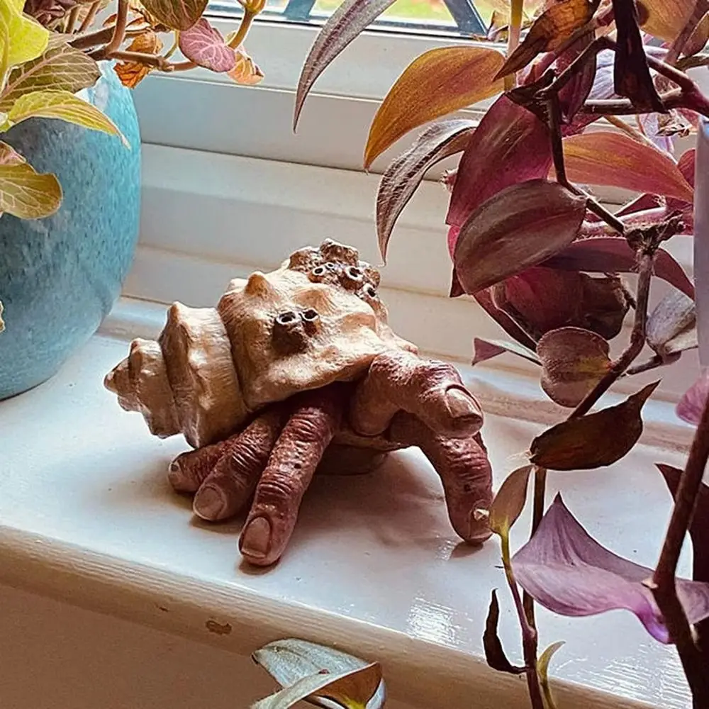 Realistic Resin Finger Crab Simulation Colorful Parasitic Finger Crab Snail Conch Shell Hermit Crab Toys Fish Tank
Realistic Resin Finger Crab Simulation Colorful Parasitic Finger Crab Snail Conch Shell Hermit Crab Toys Fish Tank