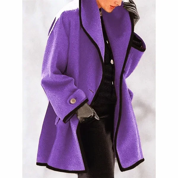 Fashion Solid Color Woolen Coat for Women 2025 Autumn and Winter Long Sleeve Warm Wool Coat Women Jacket
Fashion Solid Color Woolen Coat for Women 2025 Autumn and Winter Long Sleeve Warm Wool Coat Women Jacket