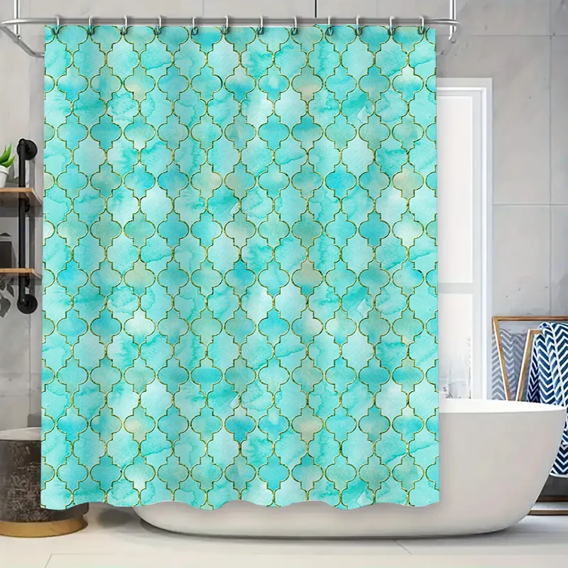 Trendy Watercolor Blue Shower Curtain Waterproof Bath Decoration for Bathroom Modern Home Decor Easy Installation (Size: 72x84)
Trendy Watercolor Blue Shower Curtain Waterproof Bath Decoration for Bathroom Modern Home Decor Easy Installation (Size: 72x84)