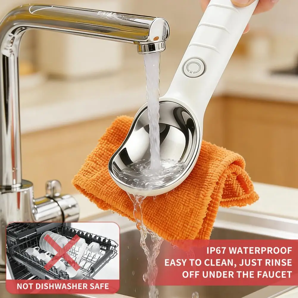 Rust-proof Ice Cream Scoop Electric Ice Cream Scoop Rechargeable Stainless Steel Ice Cream Scooper Nonstick Gelato for Hard
Rust-proof Ice Cream Scoop Electric Ice Cream Scoop Rechargeable Stainless Steel Ice Cream Scooper Nonstick Gelato for Hard