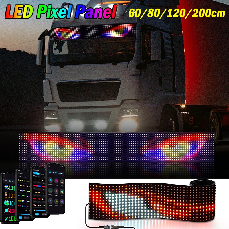 Truck Car DIY LED Pixel Panel Matrix Pixel Panel APP Bluetooth Remote Control Advertising Board Decorati
Truck Car DIY LED Pixel Panel Matrix Pixel Panel APP Bluetooth Remote Control Advertising Board Decorati
