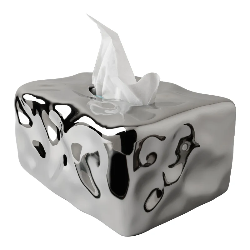 ZL Ceramic Tissue Box Dining Table Paper Extraction Box Living Room Desktop Household Napkin Box
ZL Ceramic Tissue Box Dining Table Paper Extraction Box Living Room Desktop Household Napkin Box