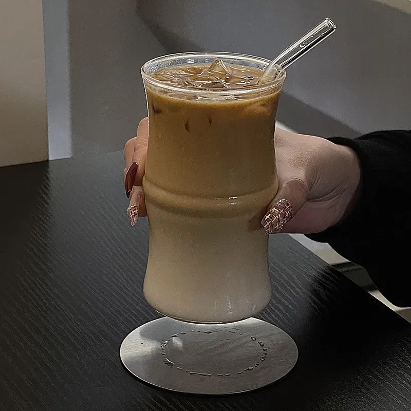 415ml Ins Glass Cup Heat-resistant Tumbler Drinkware Transparent Tea Juice Milk Coffee Home Water Glasses Stripe Mug
415ml Ins Glass Cup Heat-resistant Tumbler Drinkware Transparent Tea Juice Milk Coffee Home Water Glasses Stripe Mug