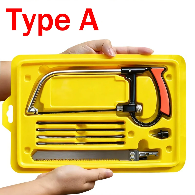 Multifunctional Magic Saw Set DIY Hand Hacksaw Kit with Blades for Woodworking Metalworking Glass Cutting Model Hobby Tool
Multifunctional Magic Saw Set DIY Hand Hacksaw Kit with Blades for Woodworking Metalworking Glass Cutting Model Hobby Tool