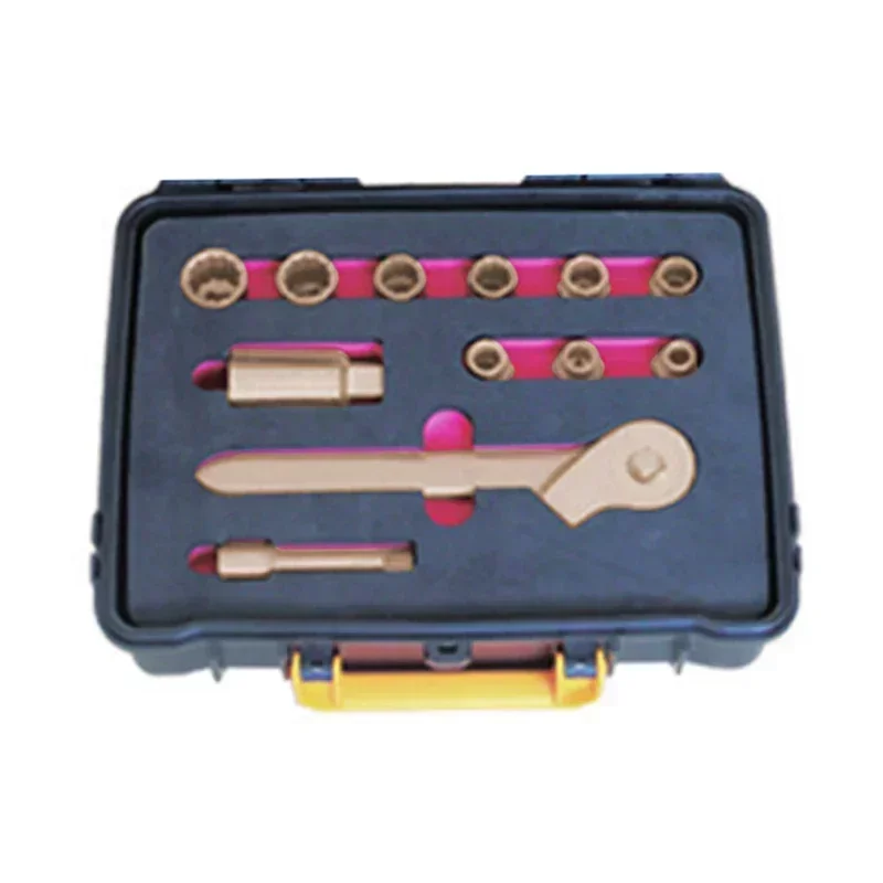 unique WEDO UKAS GSFM ISO9001 die-forged Non-Sparking Non-Magnetic 3/8'Dr Socket Set-11pcs Wrench DIN Standard
unique WEDO UKAS GSFM ISO9001 die-forged Non-Sparking Non-Magnetic 3/8'Dr Socket Set-11pcs Wrench DIN Standard